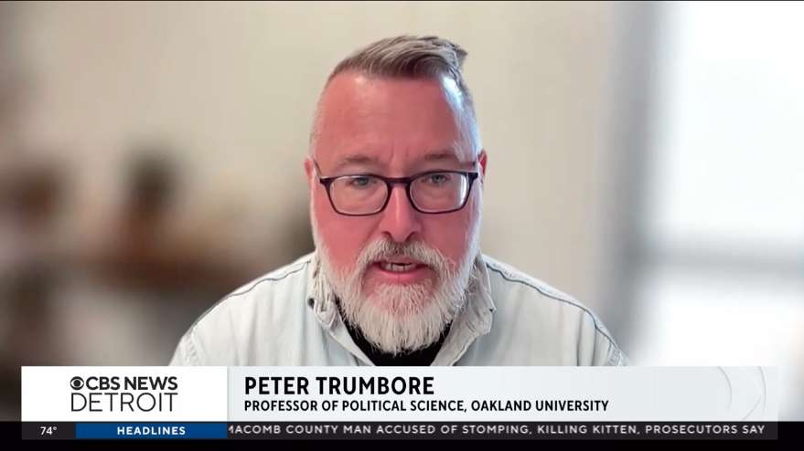 Professor Trumbore talks about value of political debates on TV62